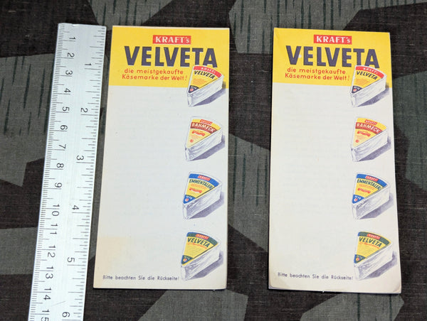 Kraft Velveta Notepads × 2