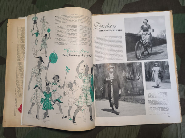 Neue Modern Welt June 1937 Fashion Magazine with Patterns