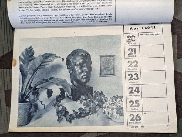 Interesting 1941 Advertising Calendar
