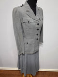 American Red Cross Military Welfare Summer Uniform Jacket and Skirt <br> (B-38" W-26" H-36")