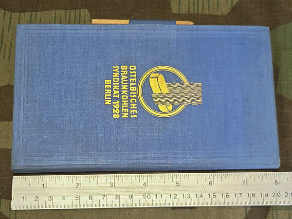 Vormerkbuch Pocket Calendar 1933 from a Coal Syndicate