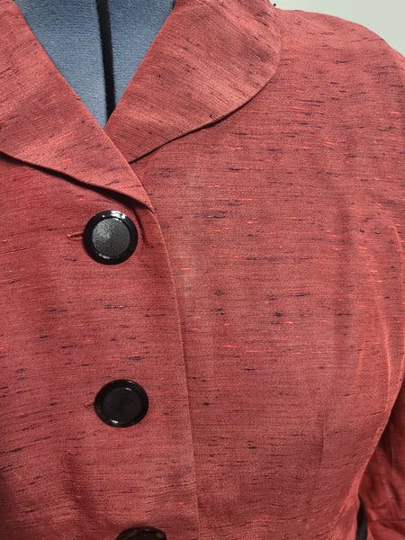 Red Jacket and Black Skirt Outfit <br> (B-46" W-36" H-43")