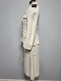 NNC Navy Nurse White Uniform Set Jacket & Skirt <br> (B-33" W-26" H-32")