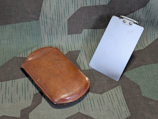 Shaving Mirror in Leather Case