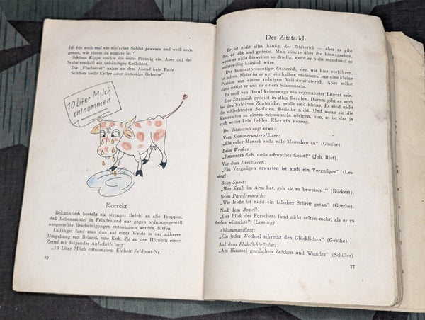 Volkischer Beobachter Landser Lachen Soldier's Humor Book