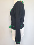 German Traditional Knit Sweater (Edelweiss Buttons)