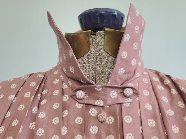 German Dusty Pink Dress Marga Hennes <br> (B-37" W-28" H-41")