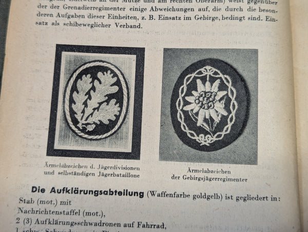 Infanterie Grenadiere Des Führers Waffenhefte des Heeres