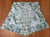 Green Print Peplum Blouse <br> (B-36" W-26")