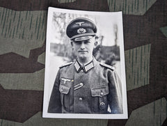 Original German Officer Picture Post Card
