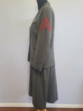 Women's US Marines Uniform: Jacket Skirt and Garrison Cap <br> (B-38" W-29" H-38")