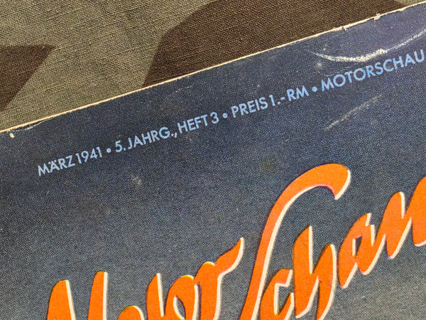 Motor Schau Magazine March 1941 Heft 3