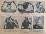 Koralle Magazine 31 Juli 1940 (How to Wear a Turban Hat)