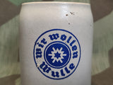 Wir wollen Wulle Stoneware Krug 1/2L