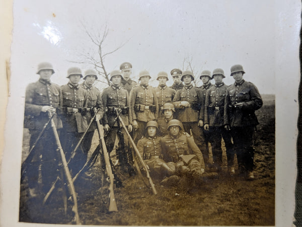 Lot of 10 German Soldiers Photos Early Mixed Equipment