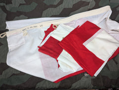 Postwar German Red Cross Flag Nice Construction