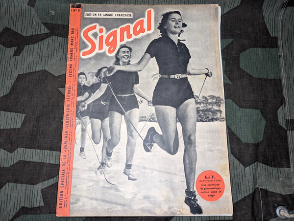 March 1941 Signal Magazine in French No. 6 (Reichskanzlei Photos)