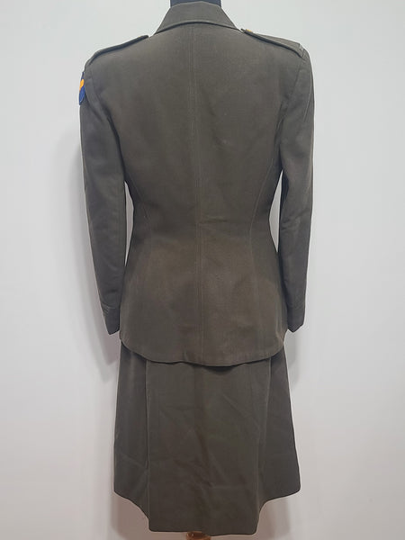 Army Nurse Uniform Set Jacket and Skirt <br> (B-38" W-28" H-36")