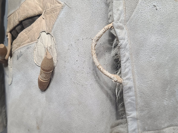German Winter Lamb Coat G.I. Used