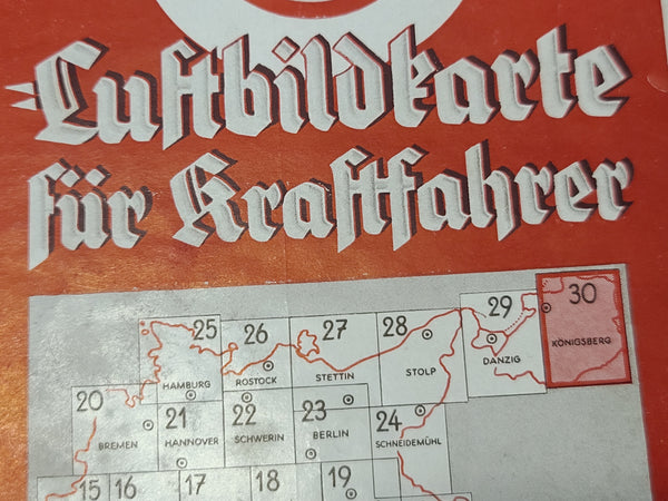 Standard Deutsch-Amerikanische Petroleum Map Königsberg