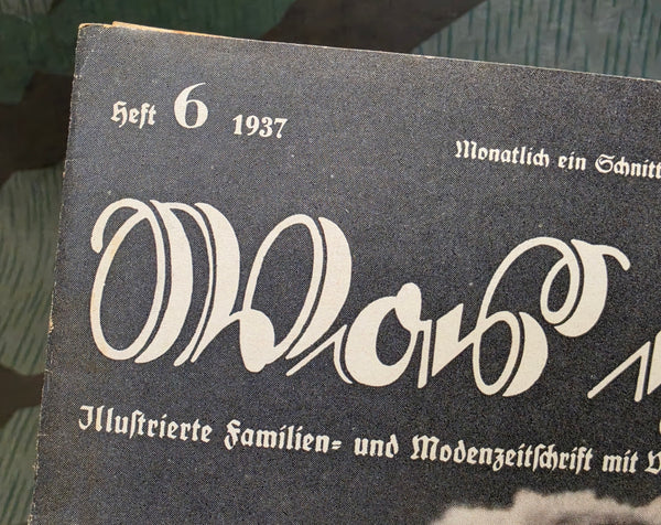 Was Ihr Wollt Magazine Heft 6 1937 With Dress Pattern