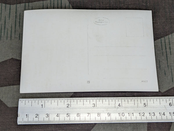 Kriegsfahne Podium Picture Postcard