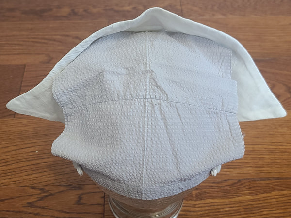 American Red Cross Gray Lady Seersucker Uniform Dress and Hat <br> (B-36" W-28" H-36")