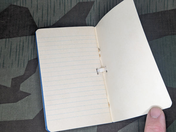 German Deadstock Notebook Black Cover