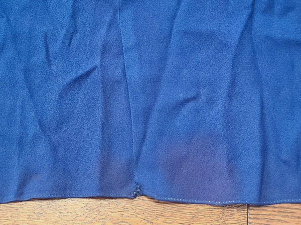 DuBarry Blue Sequin Gown 1945 <br> (B-38" W-29" H-38")
