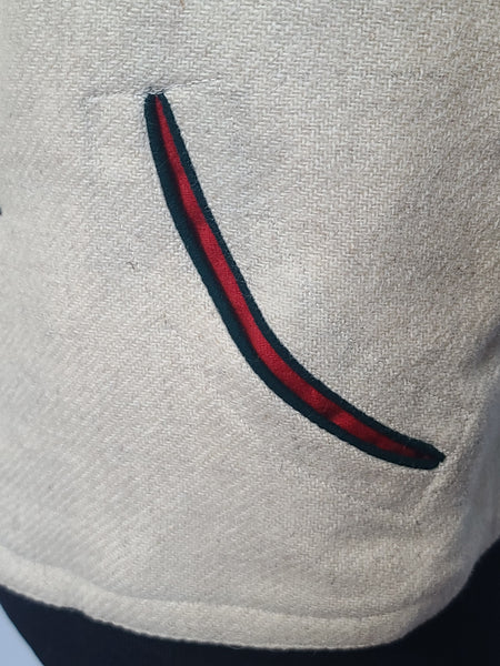 Off-White Trachten Jacket Edelweiss Buttons (40" Chest)