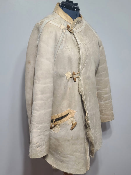 German Winter Lamb Coat G.I. Used