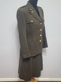 Army Nurse Uniform Set Jacket and Skirt <br> (B-38" W-28" H-36")