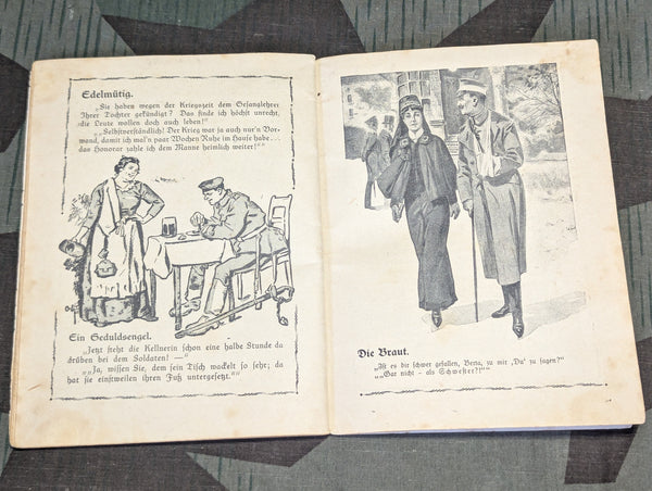 WWI Fräulein Feldgrau Tornister Humor Booklet
