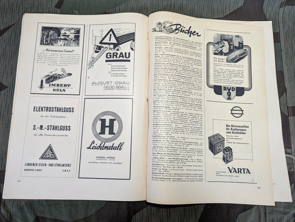 Motor Schau Magazine July 1942 Heft 7
