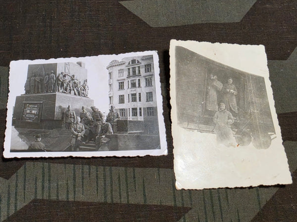Lot of 6 Wehrmacht Photos (Planes, Vehicles, Monument)