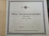 Kriegstagebuchblätter War Diary