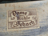 Dame Mühle Schach Game Set
