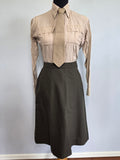 Nurse Uniform Grouping: Ike Jacket, Skirt, Hat, Blouse and Tie <br> (B-38" W-26.5" H-37")