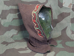 German Brown Winter Hood Hat