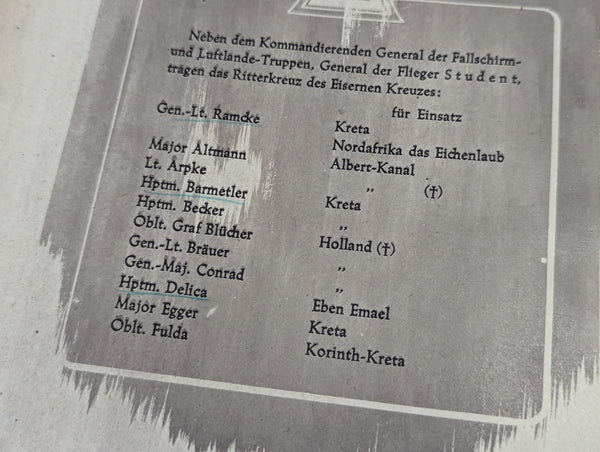 Ganze Männer Fallschirmjager Book FJR6 Sturmregiment