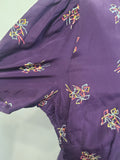 Purple Dress with Bow Print <br> (B-40" W-30" H-37")