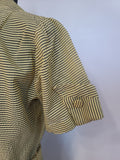 Lightweight Yellow Stripe Dress <br> (B-40" W-28" H-40")