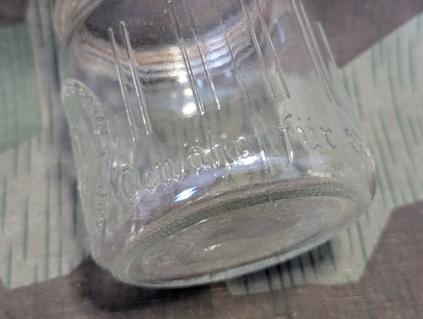 Deutscher Imker Glass Honey Jar Embossed Steel Lid