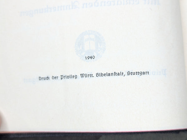 1940 New Testament with Psalms