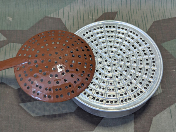 Enameled Gas Mask Filter Strainer