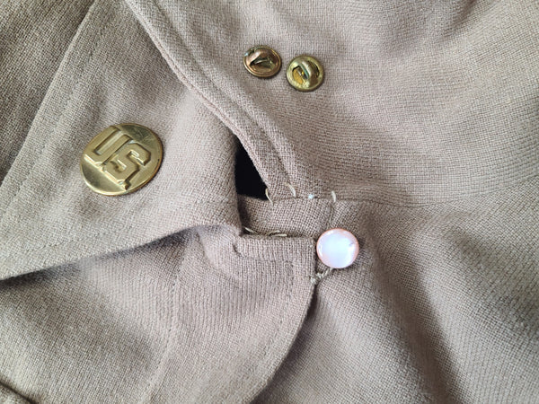 WAC Winter Off Duty Dress <br> (B-38" W-29" H-40")