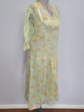 1920s Crepe Flapper Dress XXS <br> (31" Bust)