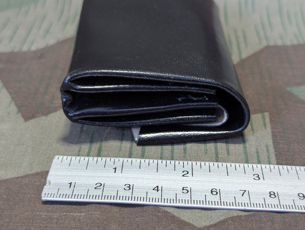 German Black Wallet with Coin Purse NOS