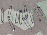 German Safety Pins in Tin