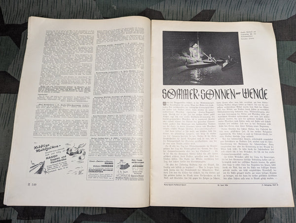 Canoe Sport Magazine 20 June 1936 Heft 18